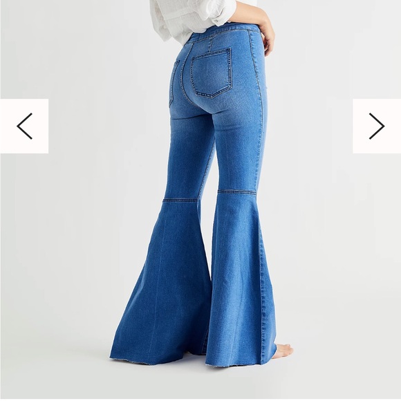 Free People Just Float On Flare Jeans - Picture 1 of 6